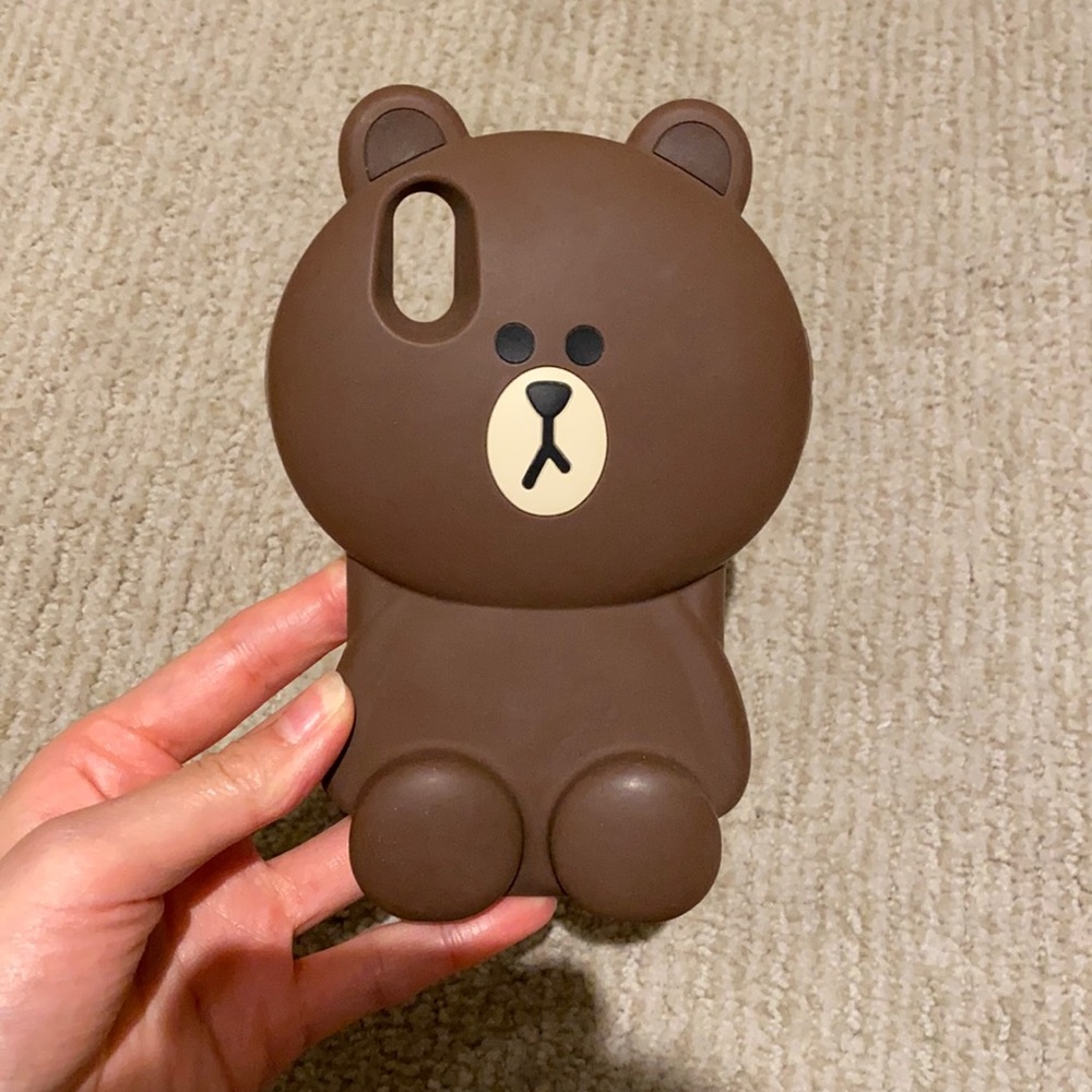 Authentic Line Friends iPhone X/10 case Brown Bear